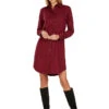 TINLEY BUTTON FRONT SHIRT DRESS