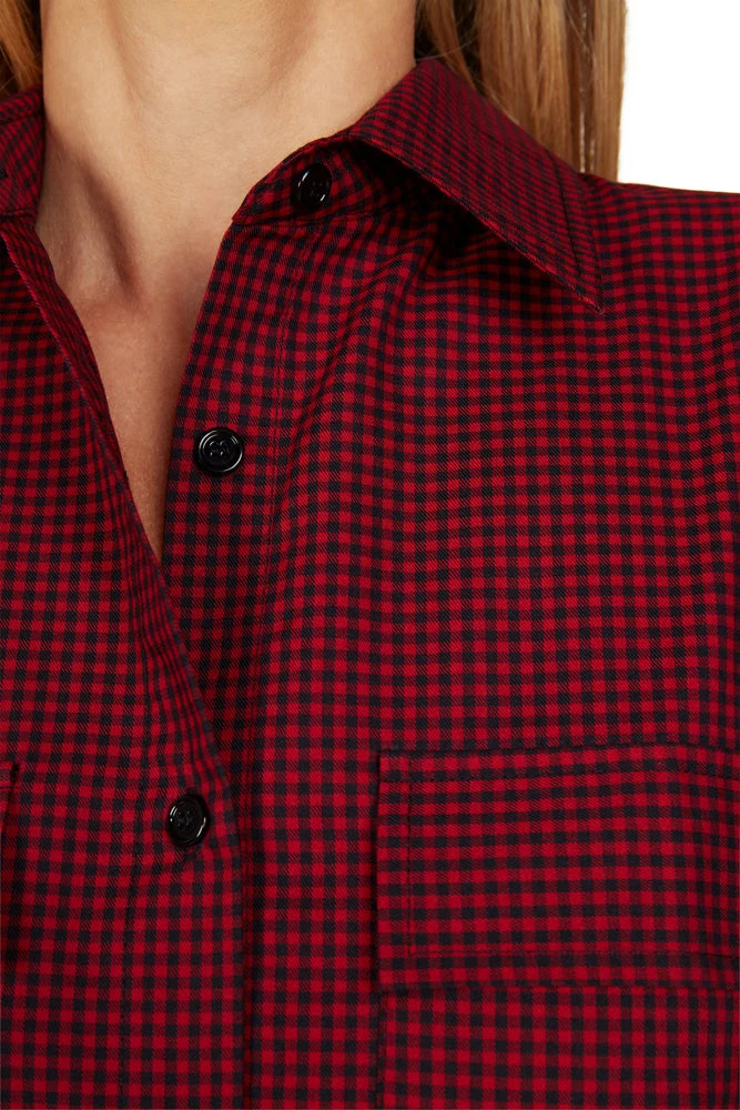 TINLEY BUTTON FRONT SHIRT DRESS - Image 5