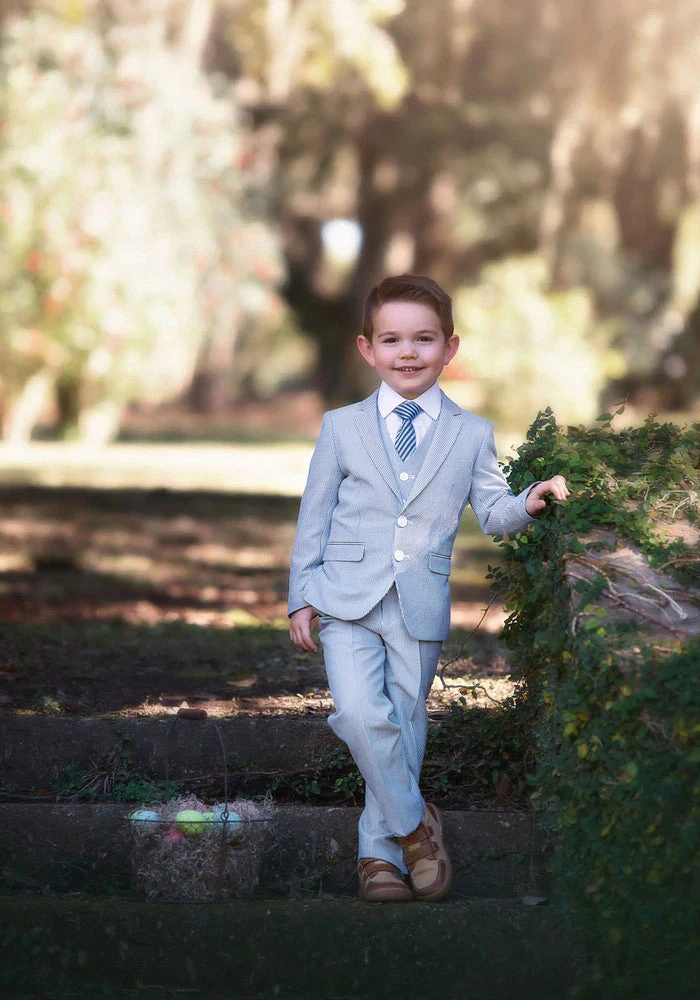 ASHFORD SEERSUCKER 3 PC. SUIT - Image 7