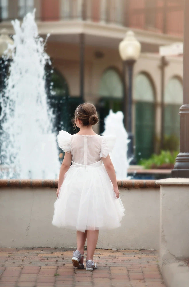 MILLY DRESS WHITE - Image 3