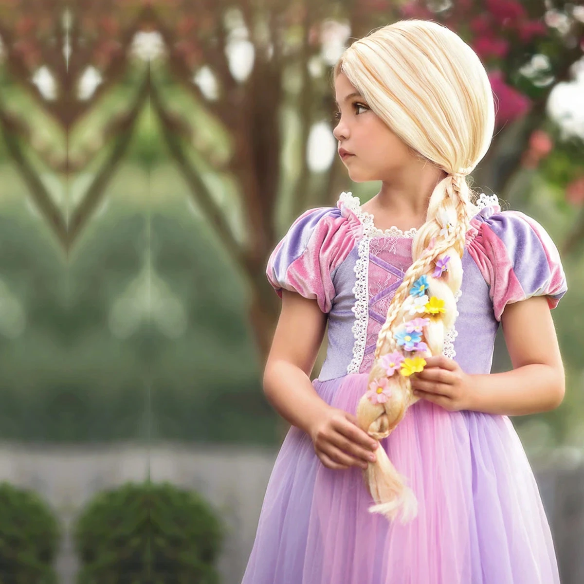 BLONDE BRAIDED WIG - Image 3