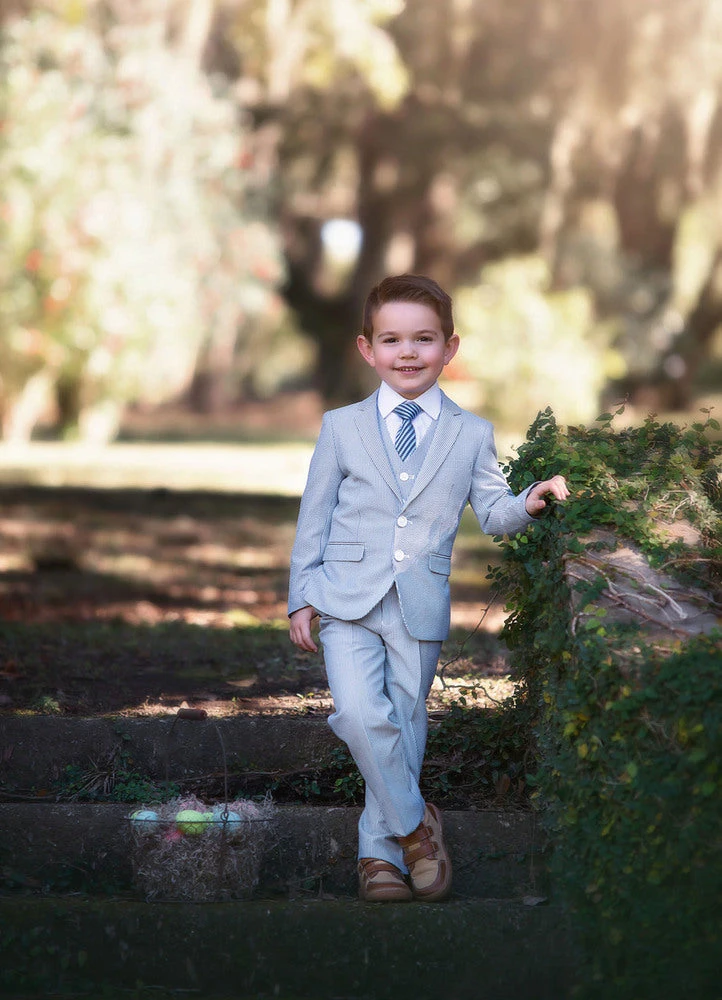 ASHFORD SEERSUCKER 3 PC. SUIT - Image 6