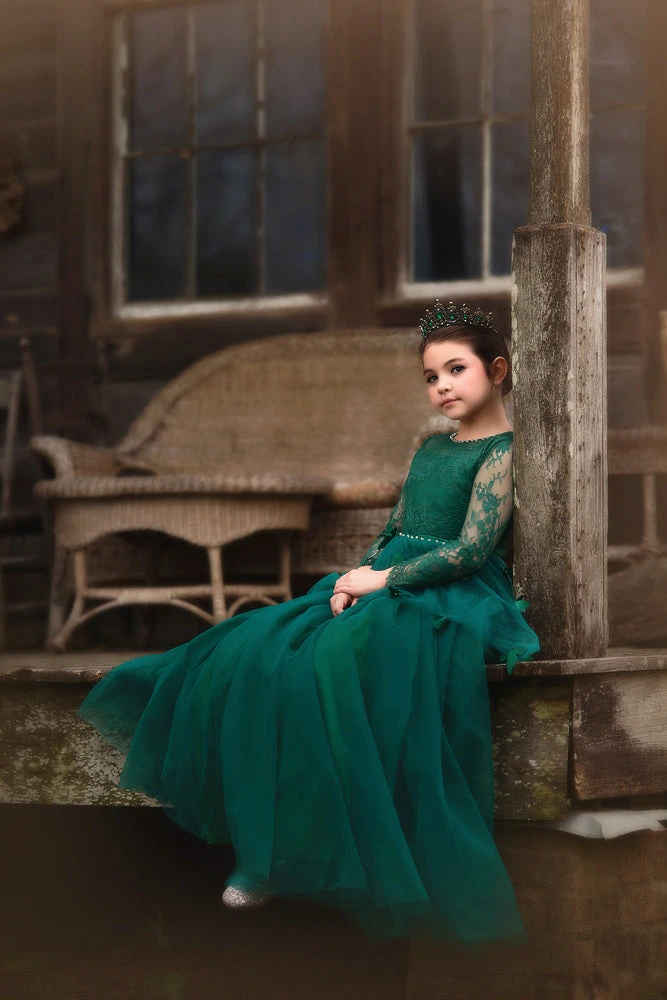 MARIPOSA GOWN EMERALD - Image 4