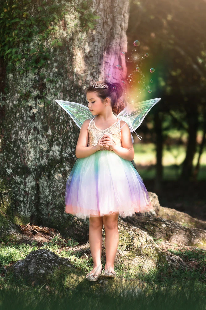 FAIRY DRESS, WINGS & WAND 3PC. SET - Image 6