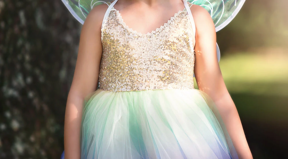 FAIRY DRESS, WINGS & WAND 3PC. SET - Image 2