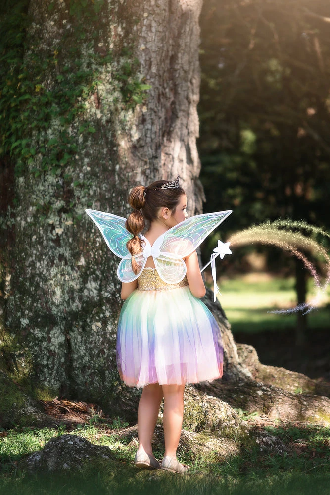 FAIRY DRESS, WINGS & WAND 3PC. SET - Image 3