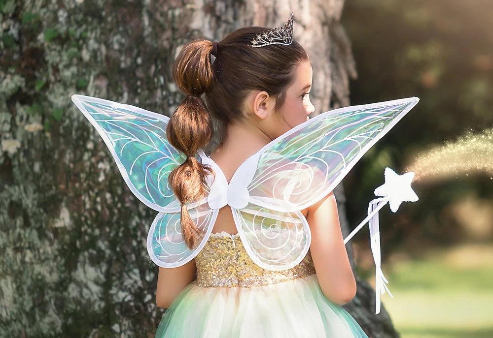 FAIRY DRESS, WINGS & WAND 3PC. SET - Image 5