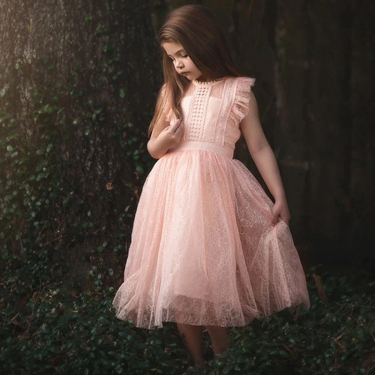 CLARISSA DRESS PEACHY PINK - Image 3