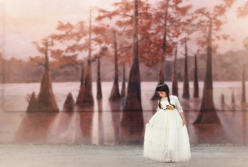 SPLENDOR GOWN & BELT SET IVORY - Image 3