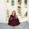 EMMA SEQUIN DRESS WINE