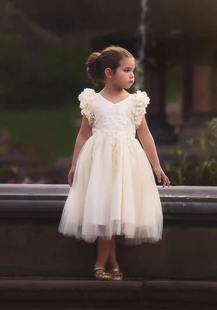 BIANCA DRESS IVORY - Image 2