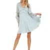 LARA DRESS STEEL BLUE