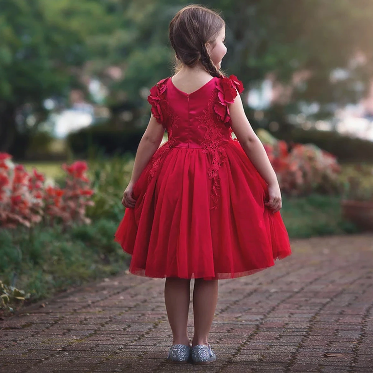 BIANCA DRESS CRIMSON - Image 6