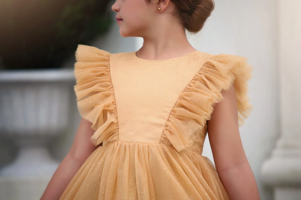 MILLY DRESS SPARKLING CHAMPAGNE - Image 2