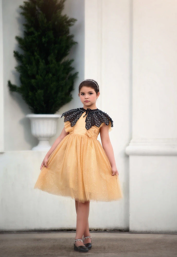 MILLY DRESS SPARKLING CHAMPAGNE - Image 4