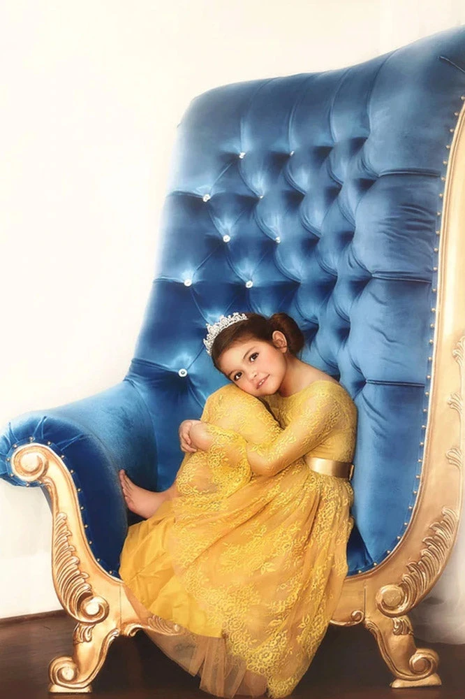 AINSLEY DRESS & BELT SET SUNFLOWER - Image 2