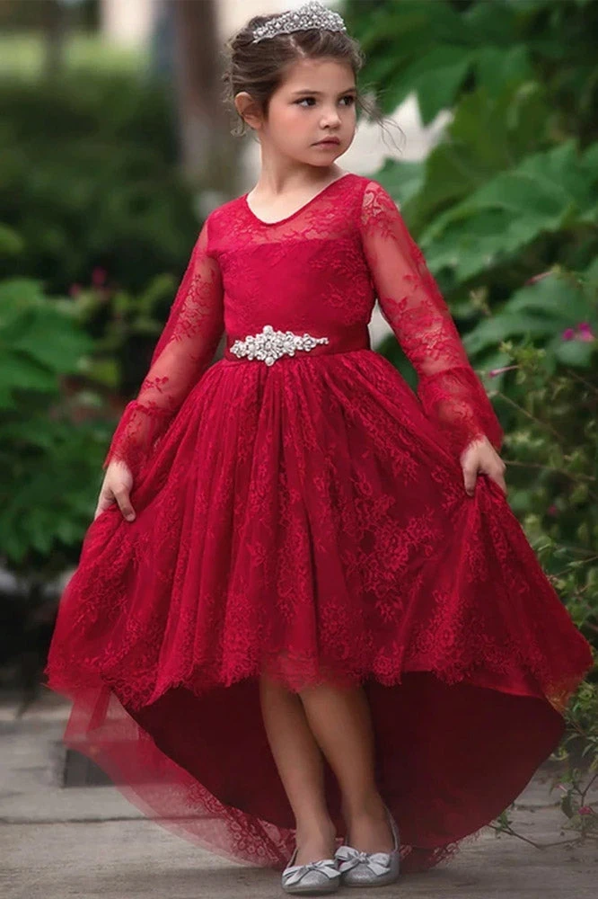 AINSLEY DRESS & BELT SET CRIMSON - Image 2