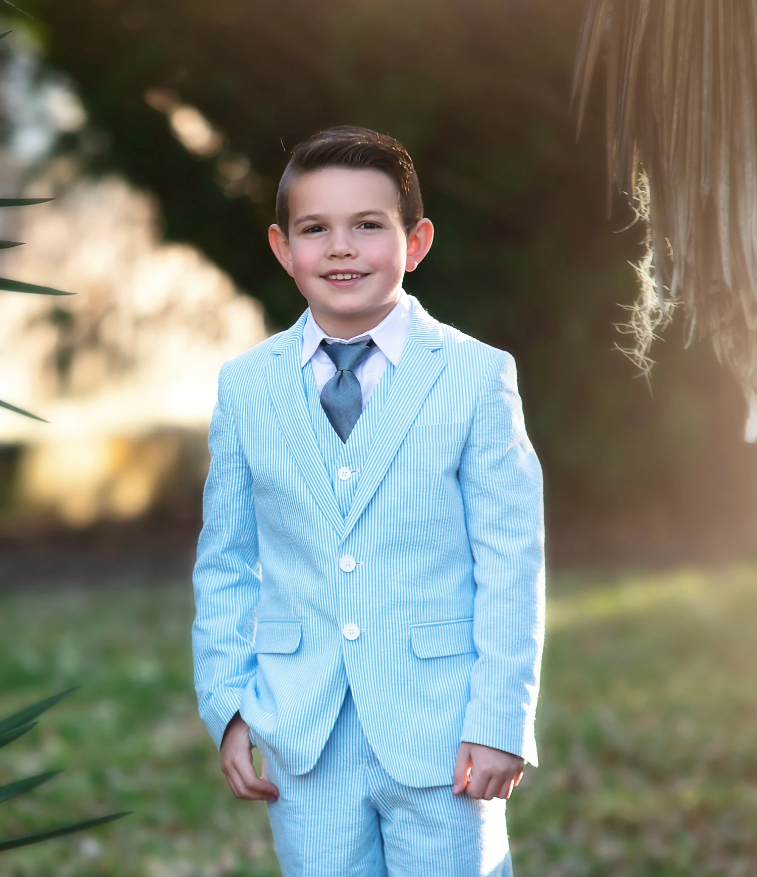 ASHFORD SEERSUCKER 3 PC. SUIT - Image 3