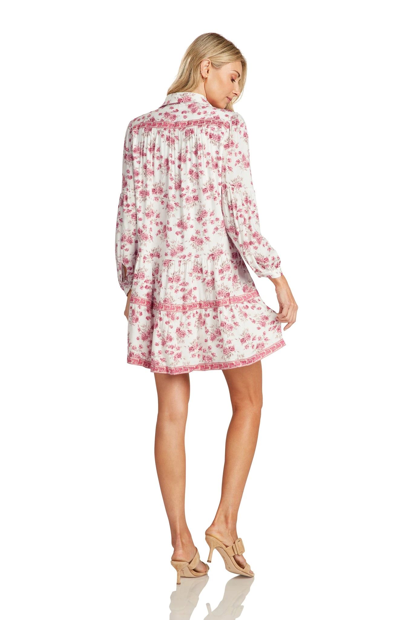 CASSANDRE DRESS PINK FLORAL - Image 5