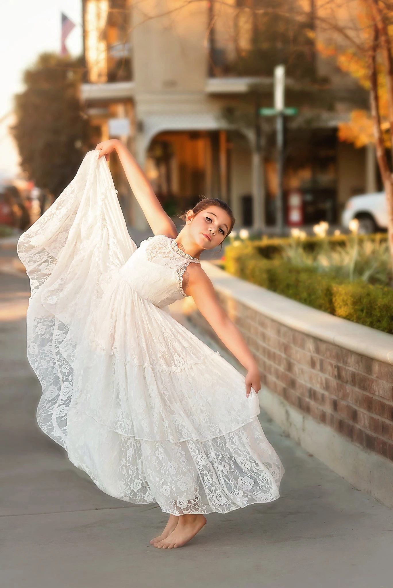 DOMINIQUE MAXI DRESS WHITE - Image 2