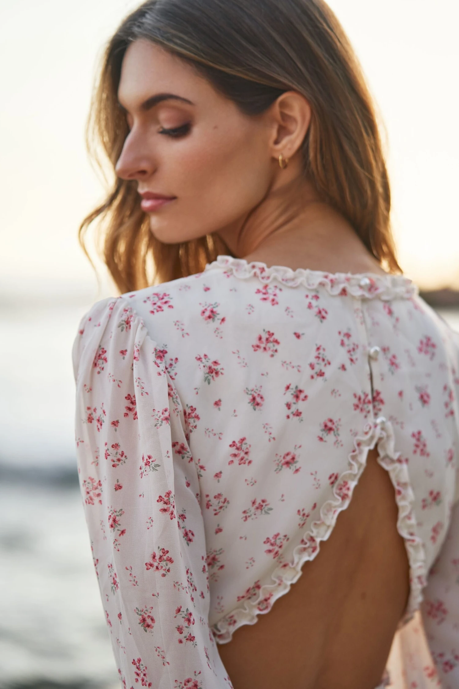 GRACE MINI DRESS PINK FLORAL - Image 11