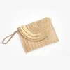 LEILANI WOVEN CLUTCH NATURAL