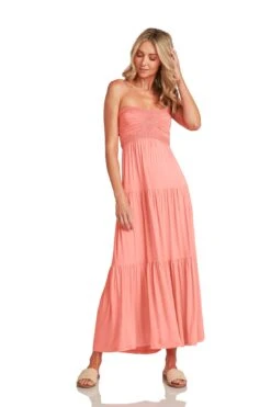 PIPPA MAXI DRESS CORAL
