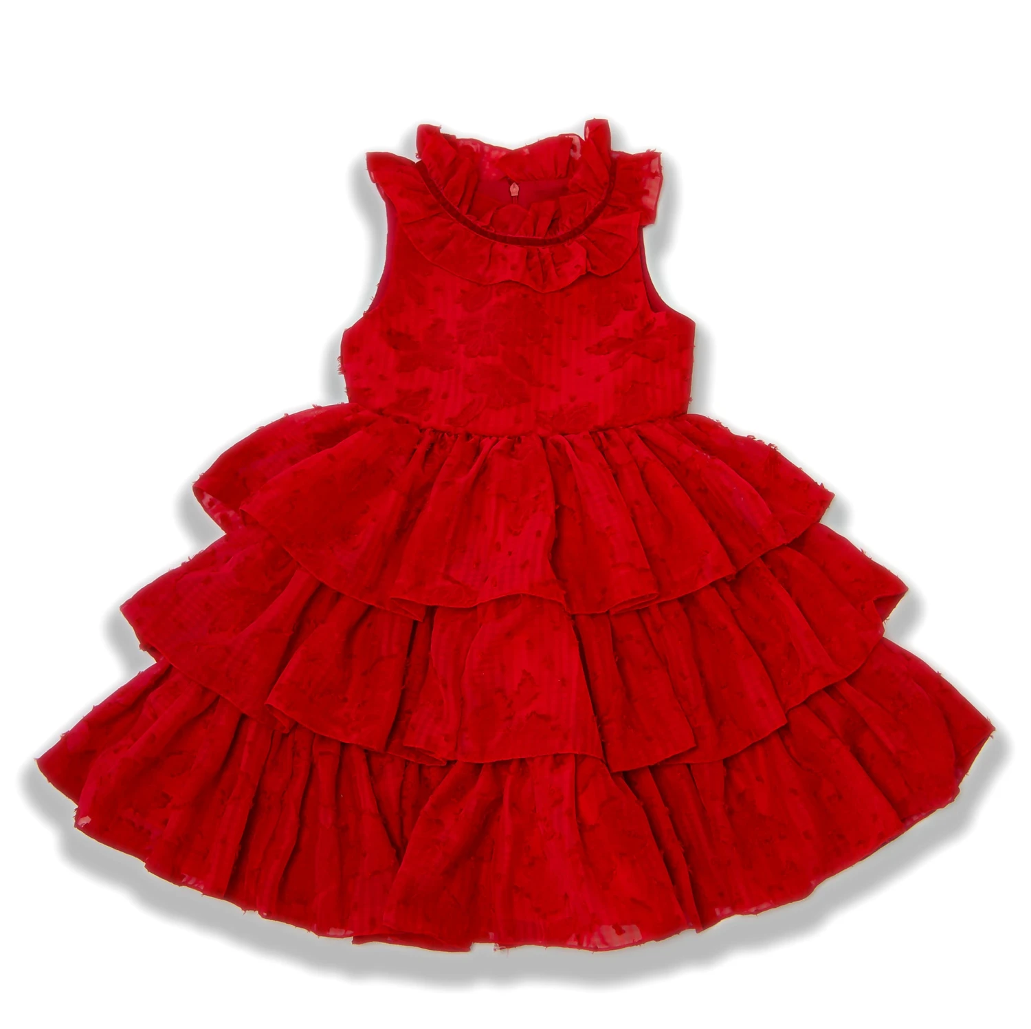 JOELLE DRESS CRIMSON - Image 4