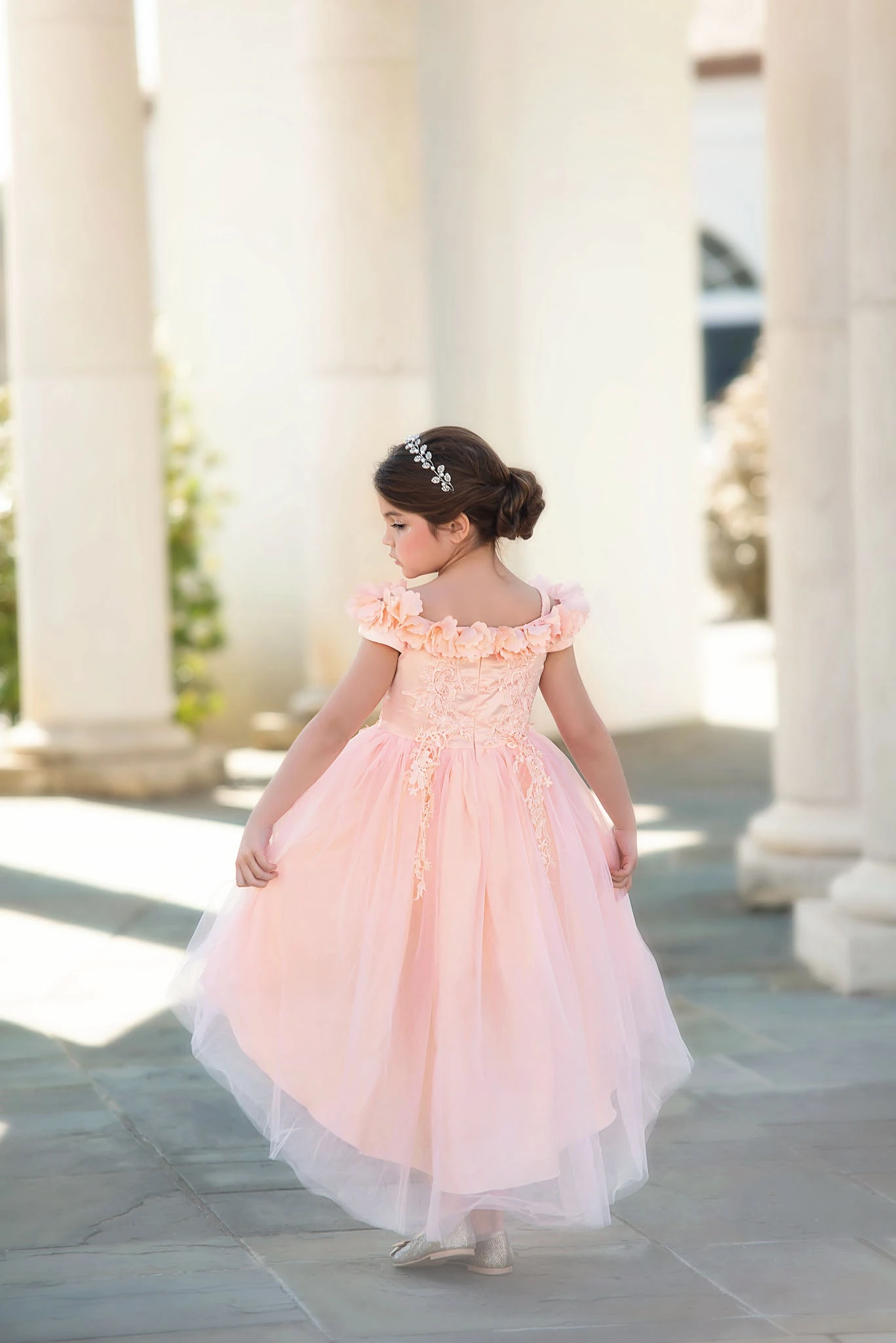 BELLE GOWN PEACHY PINK - Image 3