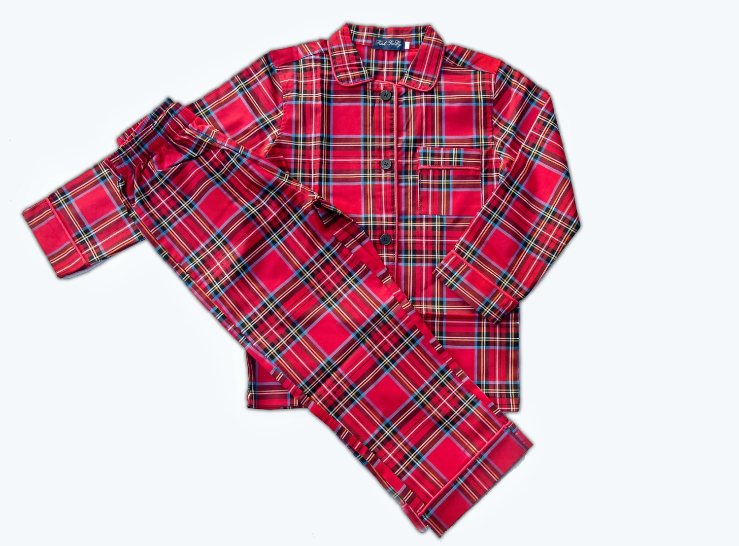GIRLS' BLYTHE PAJAMAS ROYAL STEWART TARTAN - Image 2