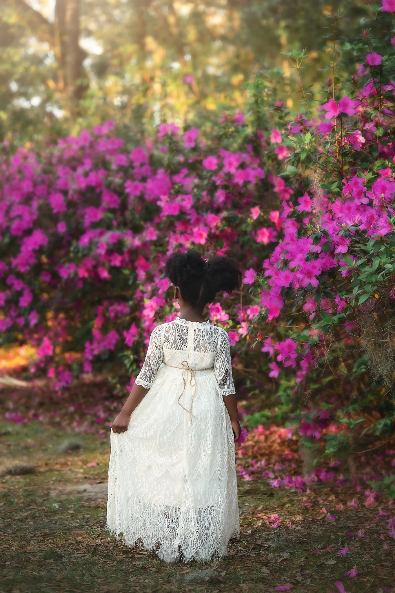 SPLENDOR GOWN & BELT SET IVORY - Image 5