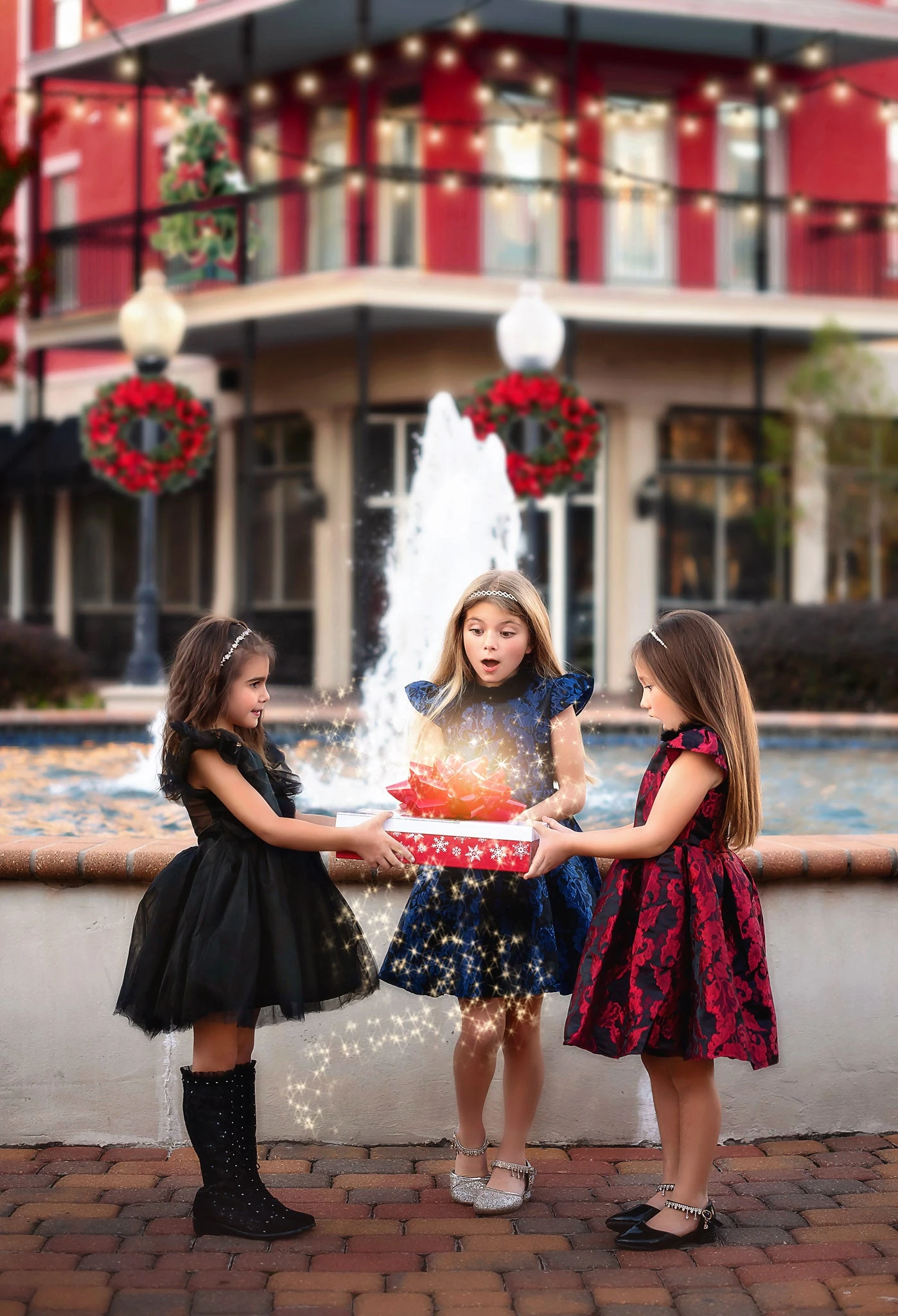 EVANGELINE DRESS NAVY JACQUARD - Image 4