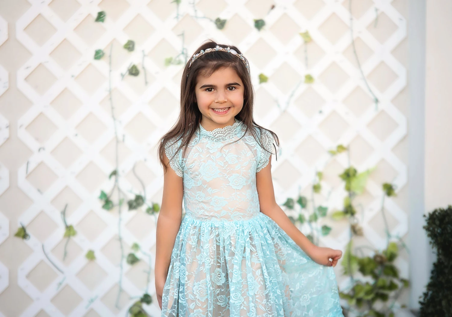 SYLVIE DRESS BLUE - Image 3