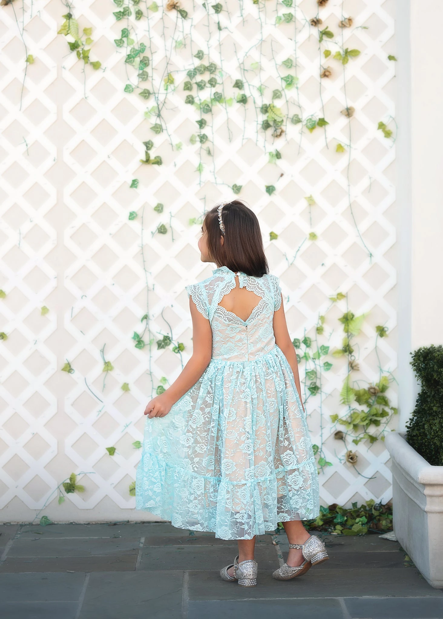 SYLVIE DRESS BLUE - Image 4