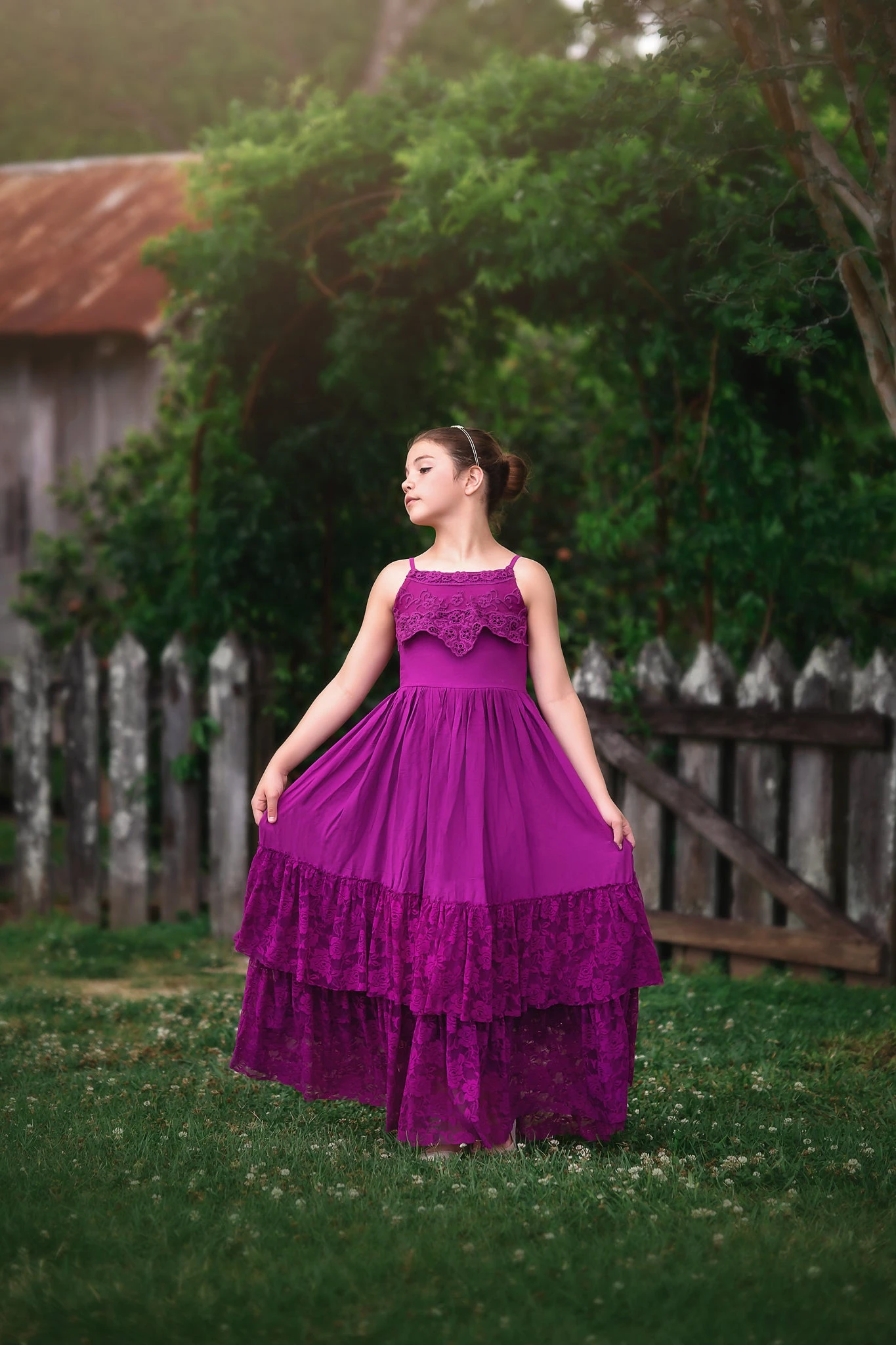 ALEXANDRA MAXI DRESS BERRY - Image 2