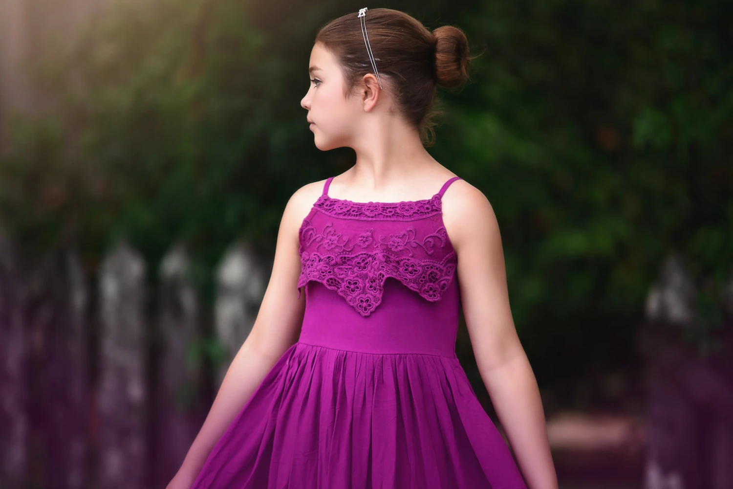 ALEXANDRA MAXI DRESS BERRY - Image 3