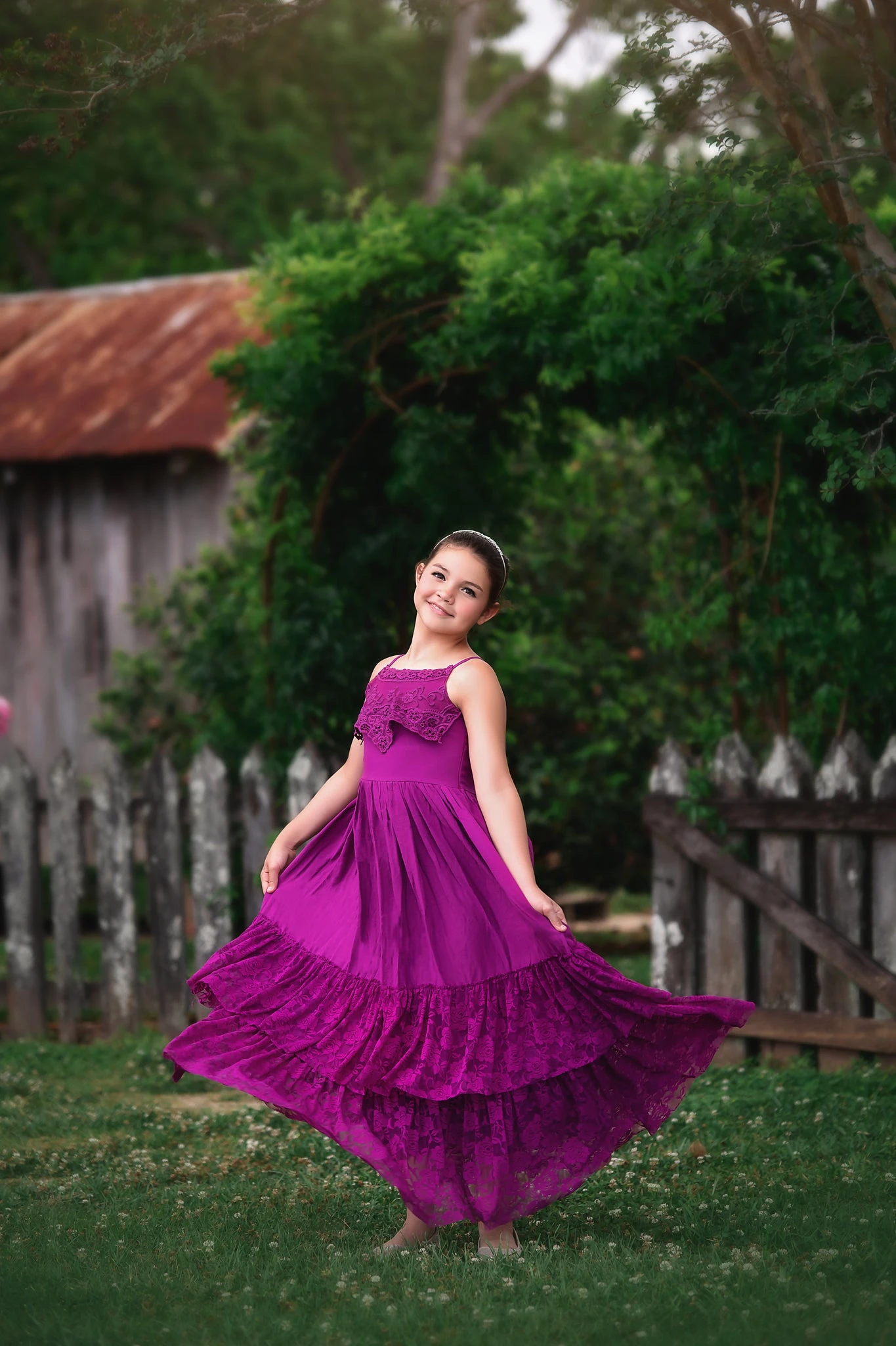 ALEXANDRA MAXI DRESS BERRY - Image 5