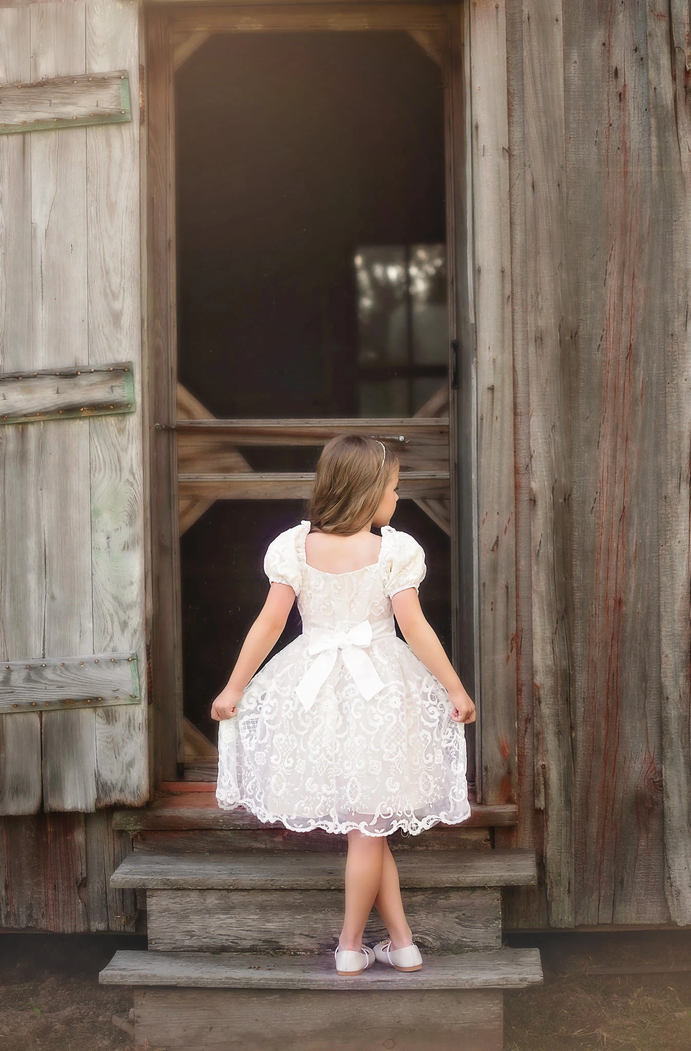 ARIELLE DRESS WHITE - Image 3