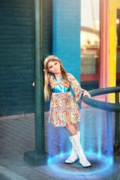 THE GROOVIEST GIRL DRESS & HEADBAND SET