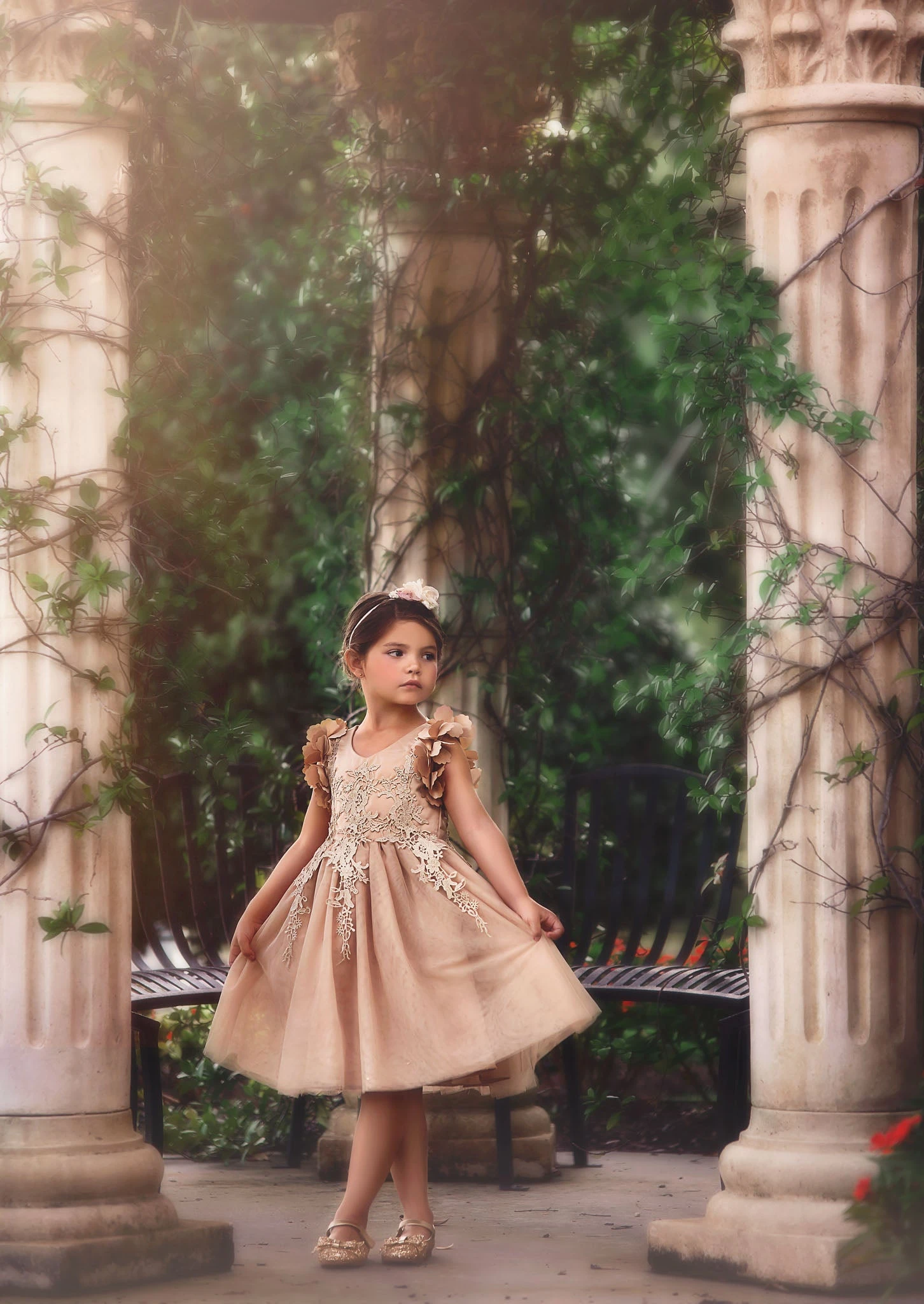 BIANCA DRESS GOLD - Image 2