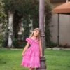 SADIE DRESS FUCHSIA